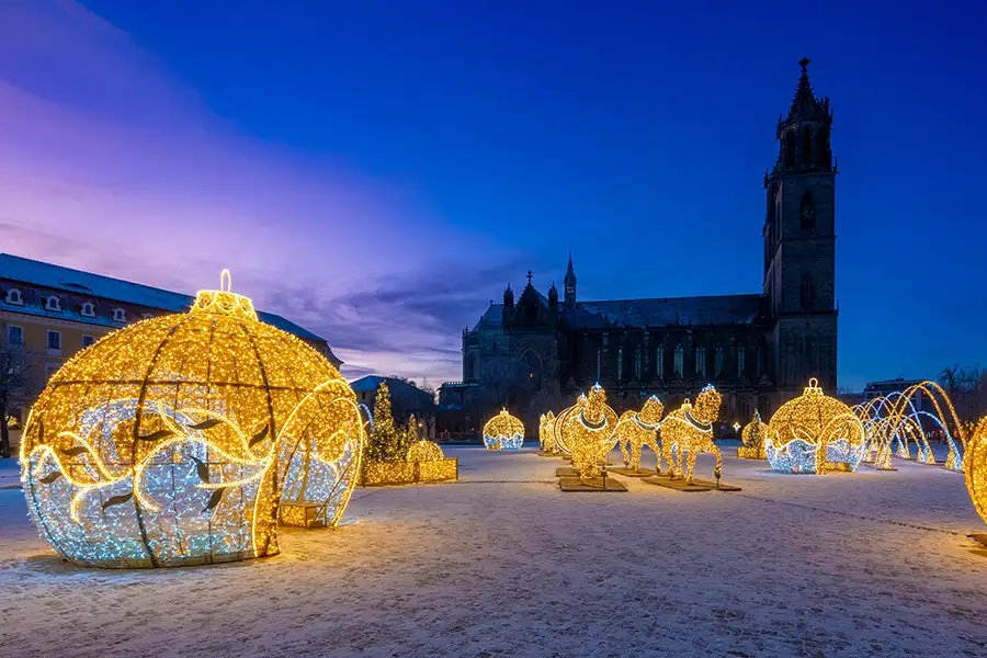 Winterzauber in Magdeburg | Foto: Andreas Lander