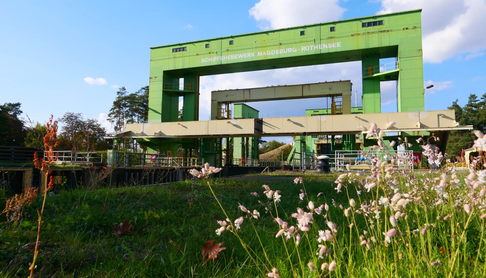 Interview mit technischem Ingenieur am Schiffshebewerk Rothensee